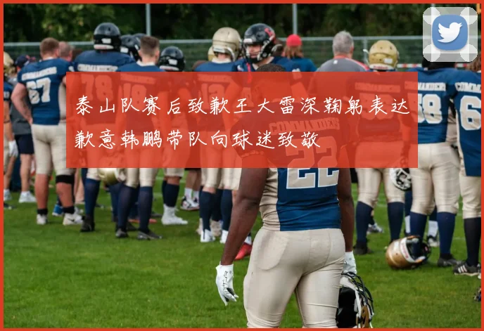 泰山队赛后致歉王大雷深鞠躬表达歉意韩鹏带队向球迷致敬